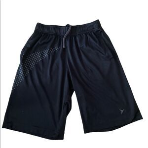 ⚡️ Old Navy Black Gray  Athletic Shorts ~ Size L (10/12) ⚡️